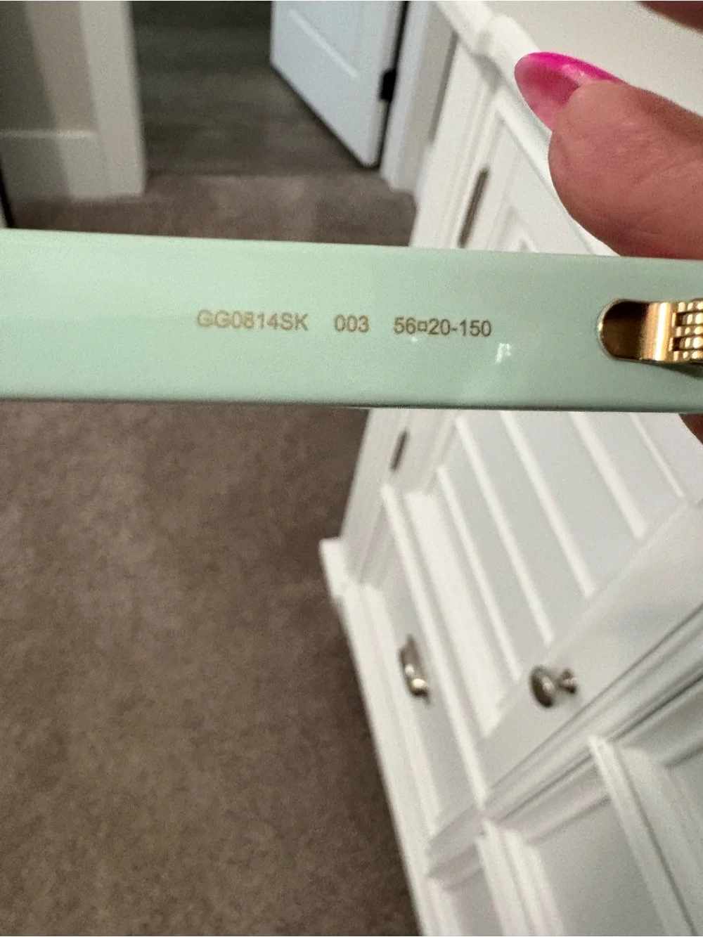 Gucci Mint Green Cat-Eye Sunglasses with Brown Lenses